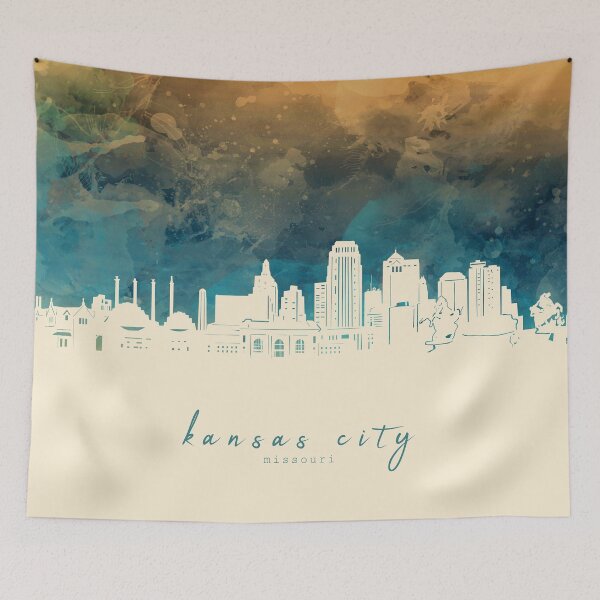 Item preview, kansas city skyline designed and sold by BekimART2.