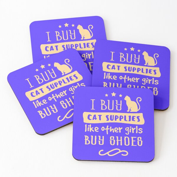 Item preview, I Buy Cat Supplies designed and sold by Kay Kay Design Shop.