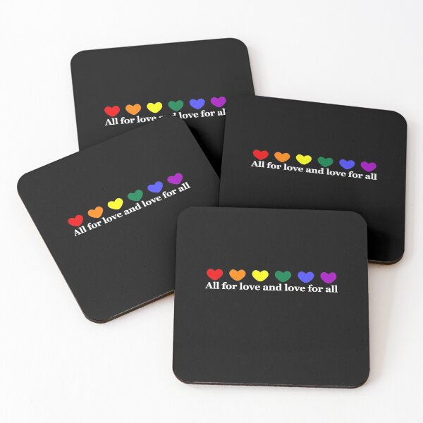 Item preview, all for love and love for all designed and sold by House Sparrow.