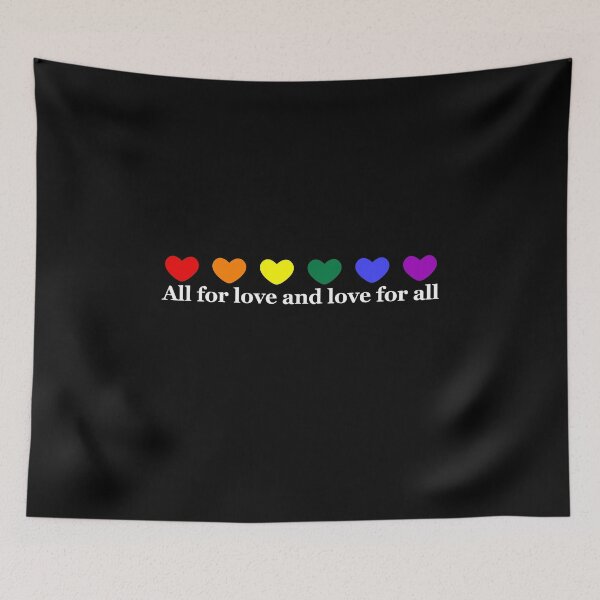 Item preview, all for love and love for all designed and sold by House Sparrow.