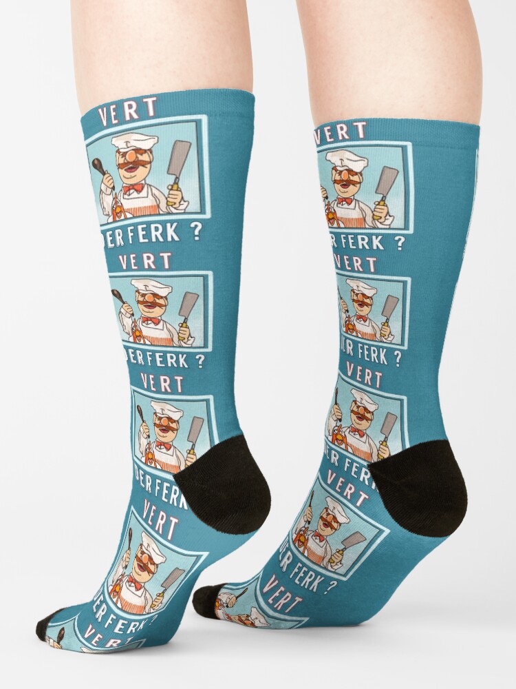 Alternate view of Vert der ferk ? Swedish Chef Socks