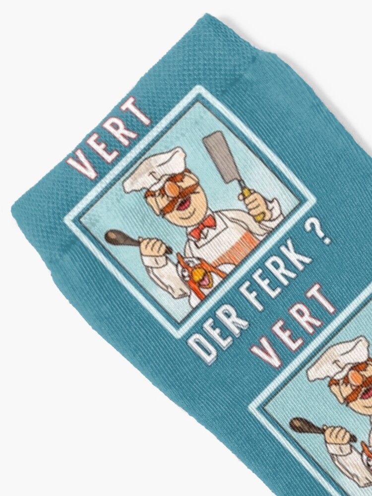Alternate view of Vert der ferk ? Swedish Chef Socks