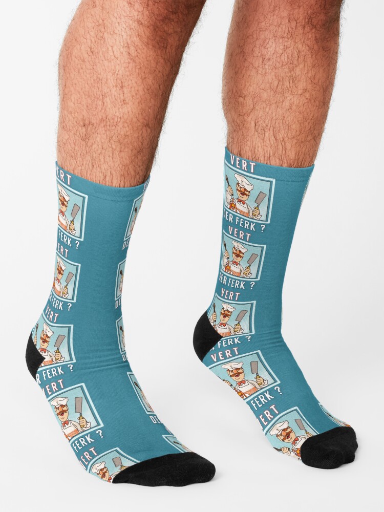 Alternate view of Vert der ferk ? Swedish Chef Socks