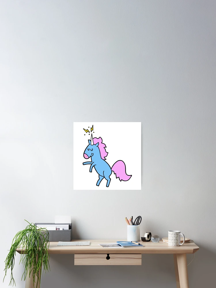 Thumbnail 2 of 3, Poster, Unicorn designed and sold by RbSymbol.
