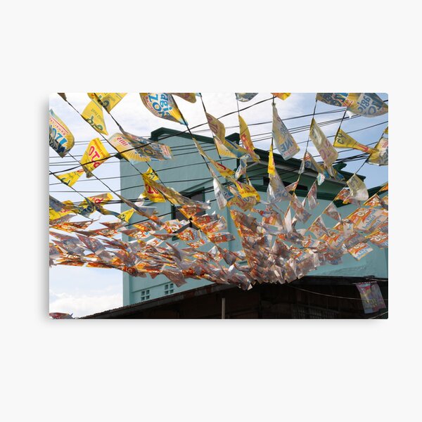 Decorations for a local festival Canvas Print
