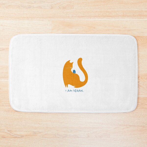 Item preview, Vegan cat and bird friendship designed and sold by KiwiBrush.