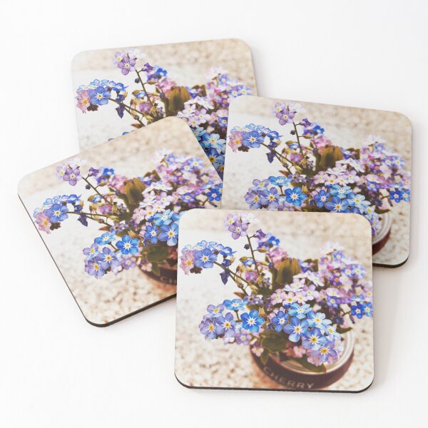 Item preview, forget-me-nots and cherry cola designed and sold by Mandi Collingridge.