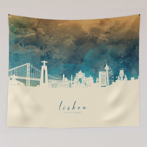 Item preview, lisbon skyline designed and sold by BekimART2.