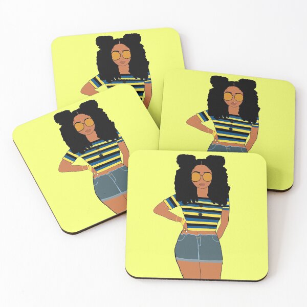 Item preview, Fro Girl - Twin bun Full designed and sold by AyiraAlston.