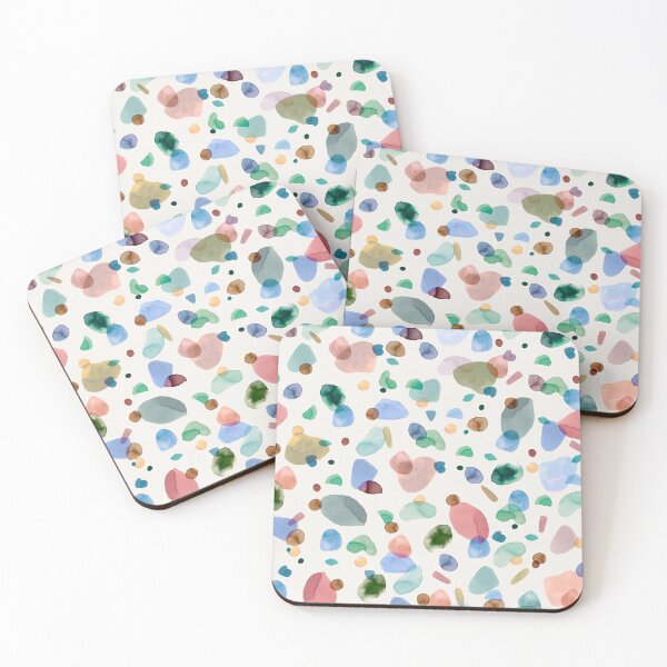 Item preview, Pebbles Rounded Memphis Terrazo designed and sold by ninoladesign.