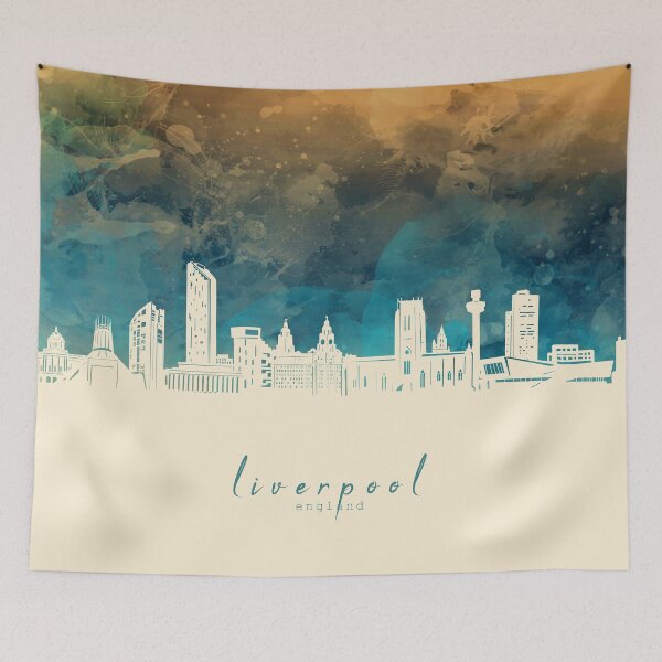 Item preview, liverpool skyline designed and sold by BekimART2.