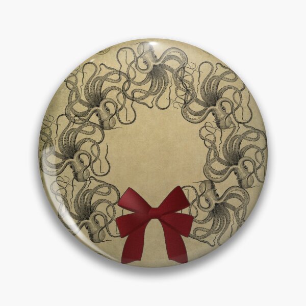 Item preview, Octopus Vintage Steampunk Christmas designed and sold by 13Moons.
