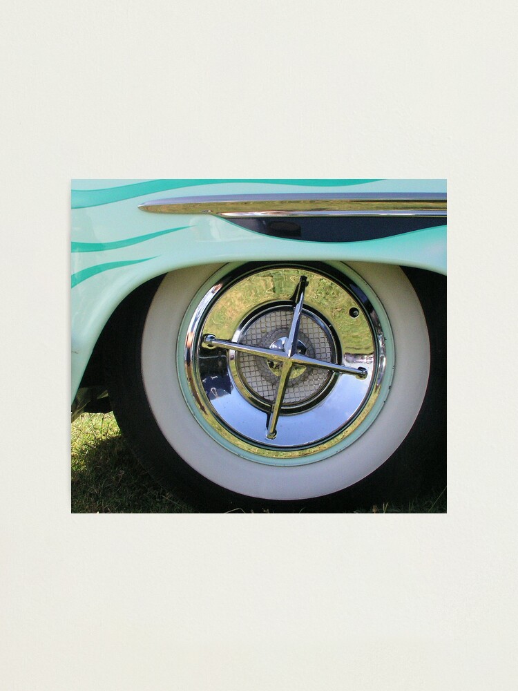 Alternate view of Vintage Car Wheel Photographic Print