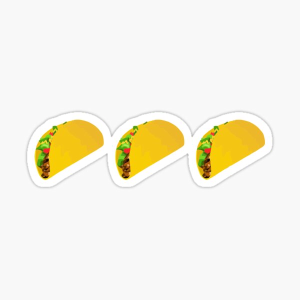 Taco Emoji Sticker