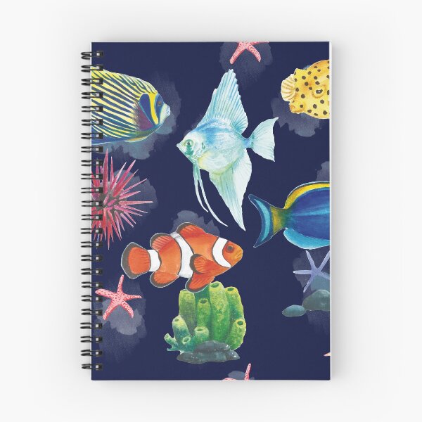 Item preview,  underwater creatures pattern painted using watercolor designed and sold by raghda-s-m.