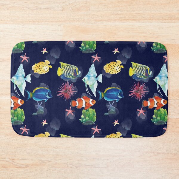 Item preview,  underwater creatures pattern painted using watercolor designed and sold by raghda-s-m.