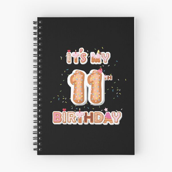 Item preview, It's My 11th Birthday Donut - 11 Years Old B-day Donut Girl graphic designed and sold by Grabitees.