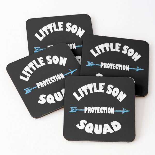 Item preview, Little Son Protection Squad - Cute B-Day Party design designed and sold by Grabitees.