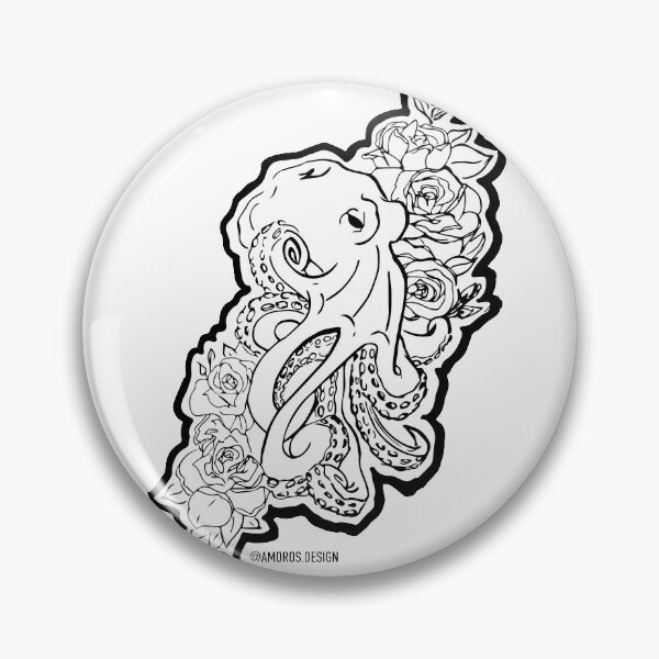 Item preview, octopus tattoo designed and sold by CARMEN Amoros Fernandez.