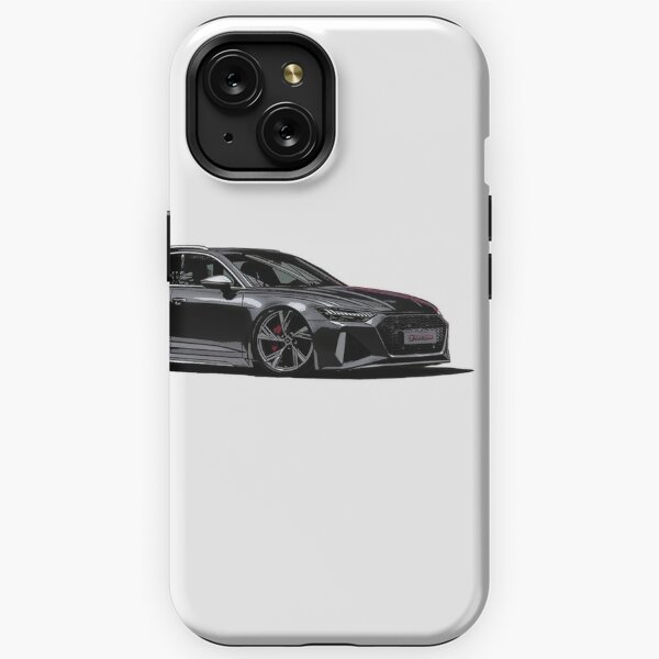 Audi Handyhülle Case iPhone 14 Pro Serie TT schwarz Kunstleder