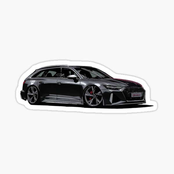 Shades of Grey - Audi RS6 Poster by Simon Holzhauer