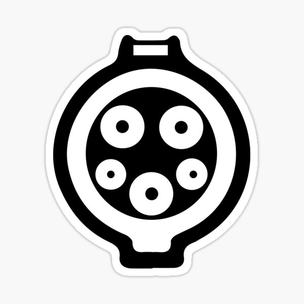 Item preview,  J1772 Plug Graphic Electric Vehicle Addict Zero Emission designed and sold by Third Eye Supply.
