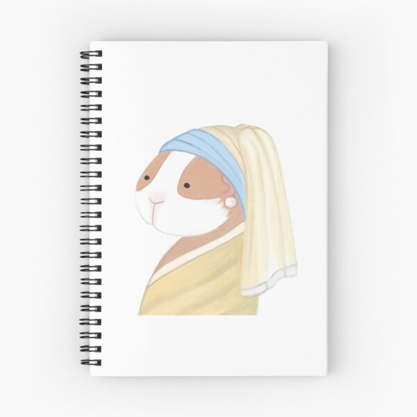 Item preview, Guinea pig with a pearl earring designed and sold by mondesign26.
