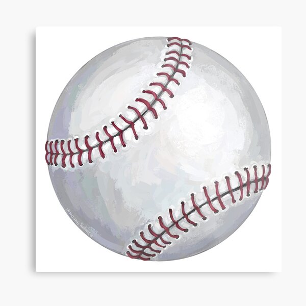 Baseball Metal Print