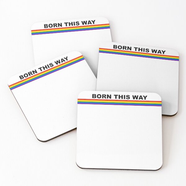 Item preview, Born this way LGBTQ Lesbian Gay Pride designed and sold by House Sparrow.