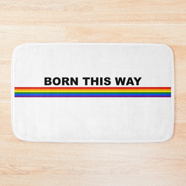 Item preview, Born this way LGBTQ Lesbian Gay Pride designed and sold by House Sparrow.