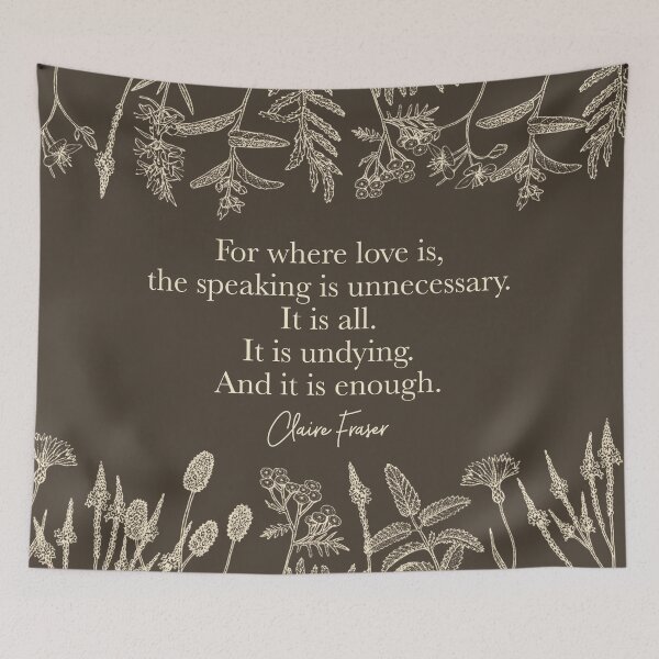 Item preview, For where love is...Claire Fraser designed and sold by literarylifeco.