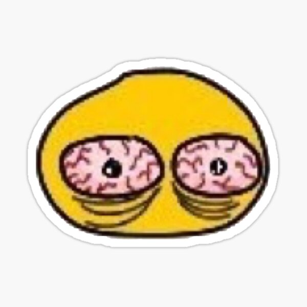 Sleep Deprived Emoji Sticker Sticker For Sale By Jos W Redbubble