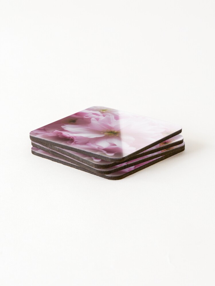 Thumbnail 4 of 5, Coasters (Set of 4), Spring In The Pink designed and sold by cat1932.