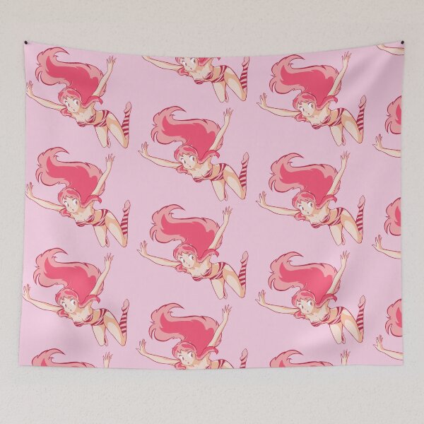 Item preview, Urusei Yatsura Lum (Lamù) Pink Opening Illustration designed and sold by Yasimuf.
