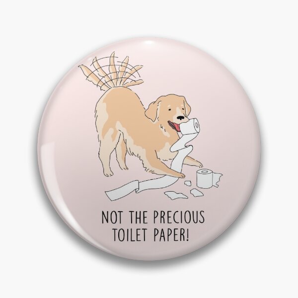 Item preview, Quarantine Dog - Not The Precious Toilet Paper  designed and sold by SuperrSunday.