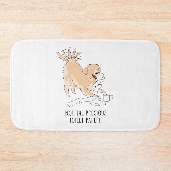 Item preview, Quarantine Dog - Not The Precious Toilet Paper  designed and sold by SuperrSunday.