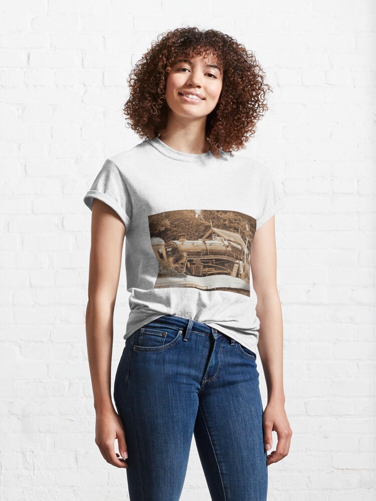 Thumbnail 4 of 7, Classic T-Shirt, Steam past and present designed and sold by bywhacky.
