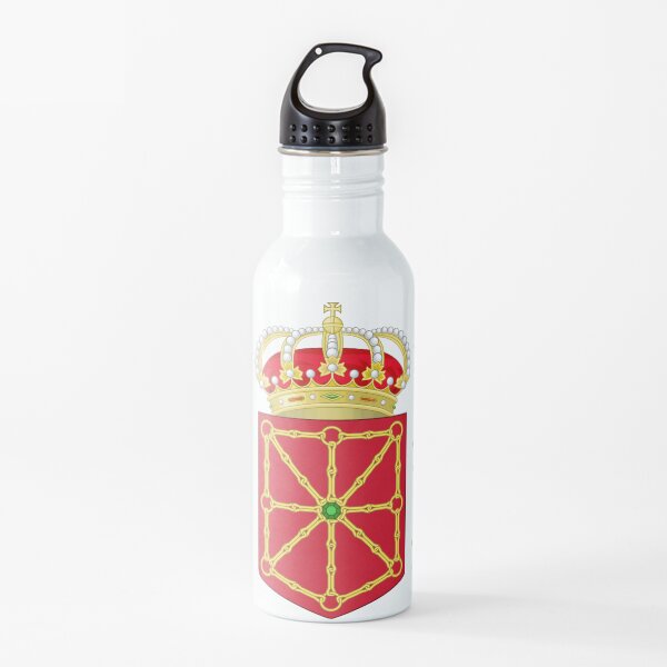 Escudo de Navarra, España Botella de agua
