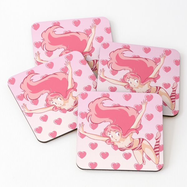Item preview, Urusei Yatsura Lum (Lamù) Pink Opening Illustration designed and sold by Yasimuf.
