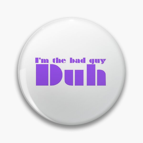 Item preview, Im the Bad Guy Purple designed and sold by O-Haas.