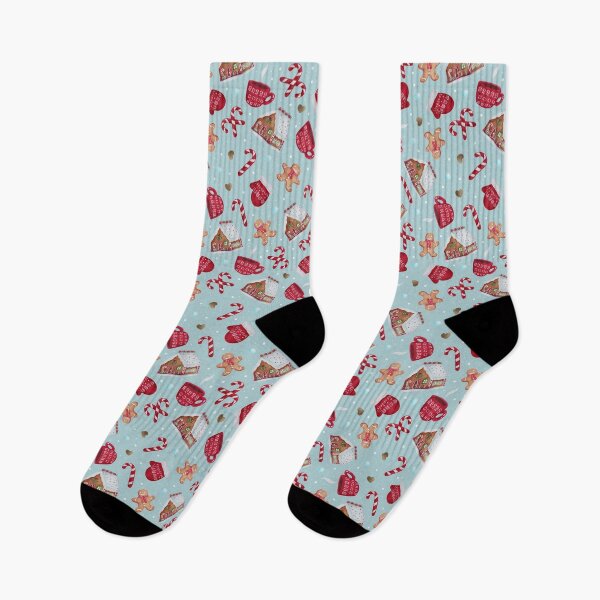 Item preview, Christmas Pattern - Gingerbread and Candy Canes designed and sold by Ashley Van Dyken.
