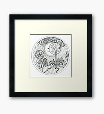 'Peep-bo' Framed Print