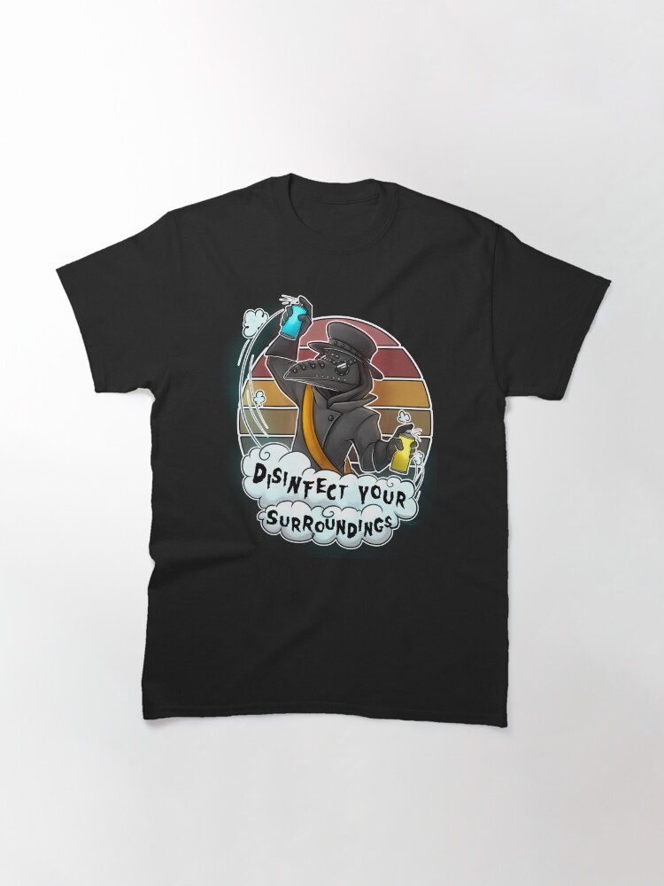 Thumbnail 3 von 7, Classic T-Shirt, Desinfizieren Sie Ihre Umgebung designt und verkauft von Sciggles.