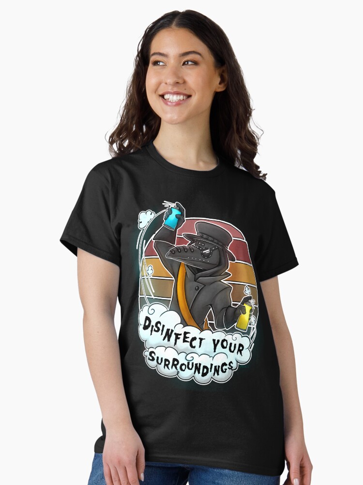 Thumbnail 2 von 7, Classic T-Shirt, Desinfizieren Sie Ihre Umgebung designt und verkauft von Sciggles.