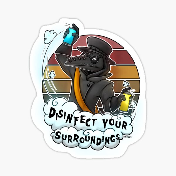 Item preview, Disinfect your surroundings designed and sold by Sciggles.