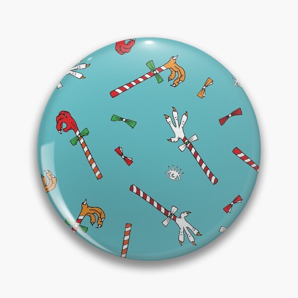 Item preview, Monster Legs Candy Cane - Pattern | Quarantine Christmas | Curious Eyeball designed and sold by CuriousEyeball.