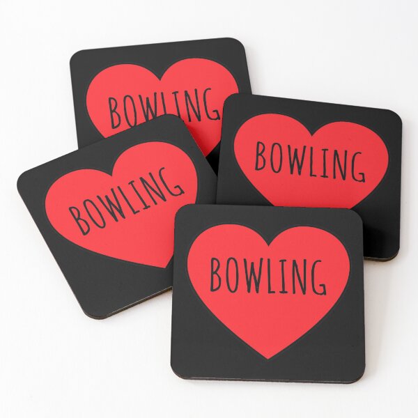 Item preview, I Love Bowling Heart designed and sold by Vanover Designs.