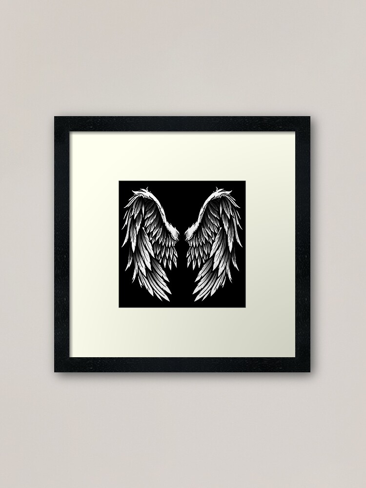 Angel Wings Framed Art Print By Nemimakeit Redbubble
