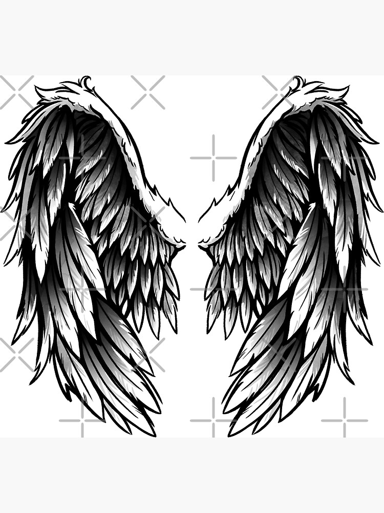 Angel Wings Tattoo Drawing At Getdrawings - Tattoos Png Of S - Free  Transparent PNG Download - PNGkey
