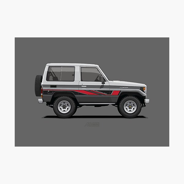 TLC 70 SWB Silver - Grey (BJ71V) Photographic Print